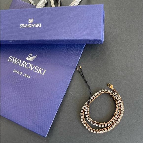 Swarovski Rose Gold Necklace - Bracelet - Picture 3 of 8